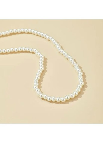 Колье чокер з намистин (імітація перлинок) 30+10 см Jeweston біле No Brand метал, акрил (353968770)