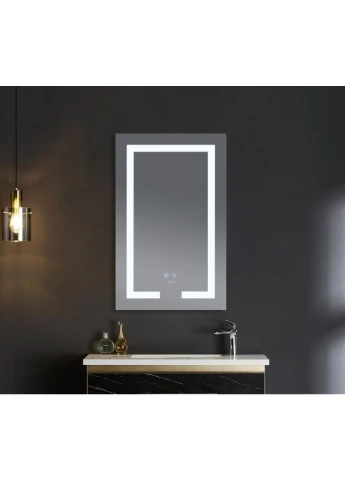 Зеркало HARD MR07-50x80 с LED Touch, Anti-fog, димером, регулировкой яркости (MX9992) Mixxus (341331699)