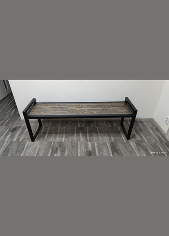 Скамейка лофт графит 168х39х45см. Троян (346532855)