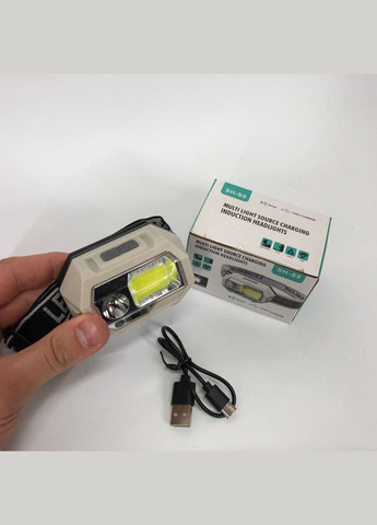 Потужний налобний ліхтар SH-S9 XPE+COB+3SMD(red) для туризму та риболовлі Bailong (329870811)