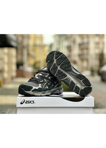 КРОССОВКИ ЖЕНСКИЕ ASICS GEL NYC GRAPHITE BLACK АСИКС ГЕЛЬ НЮК No Brand чёрные демисезоны (368869367)