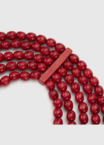 Ожерелье Пять нитей Красный (2000990296344A) shop (2000990296344) No Brand (365551925)