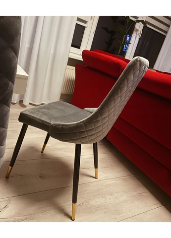 Крісло Piano Velvet Сірий / Чорний PIANOVCSZ Signal (372178683)