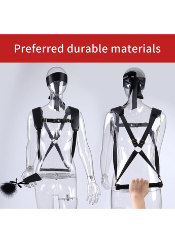 БДСМ набор YEAHWOW Black Doggy Style Saddle set Lockink (363970040)