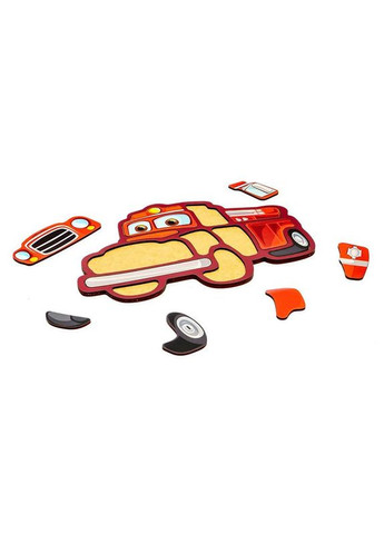 Детский пазл-вкладыш "Пожарная машина" Puz-22967, 12 элементов No Brand (362571115)