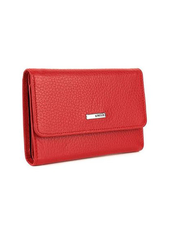 Гаманець жіночий з натуральної шкіри червоний 2006-46 Karya (336377828)