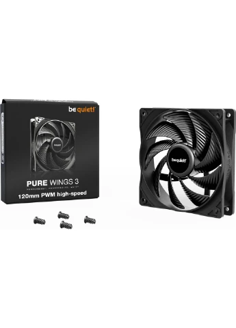 Вентилятор Pure Wings 3 120 мм PWM высокоскоростной черный (BL106) be quiet! (393532265)