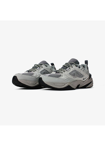 Сірі Осінні кросівки чоловічі і жіночі nike m2k tekno grey | найк м2к текно сірі No Brand