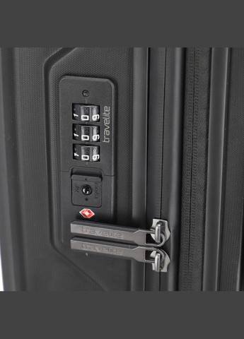 Чемодан Elvaa Black Маленький TL076347-01 official Travelite (372663670)