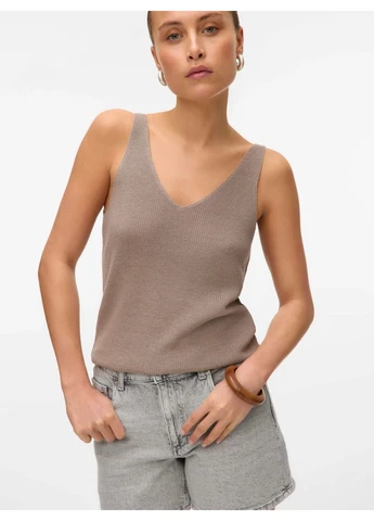 Майка 9680980 Мокко VMW742 Vero Moda - (401732455)