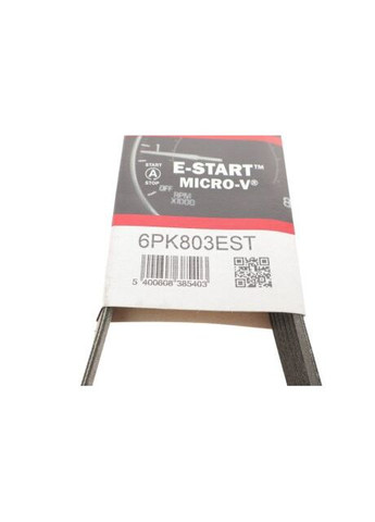 Ремінь генератора Smart Fortwo 1.0 07 6PK803EST (opt-om) Gates (366117953)