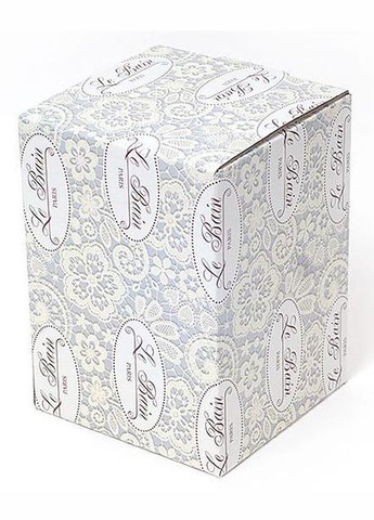 Емкость LE BAIN Silver Ø10.5х18.5см для средств гигиены, фарфор Bona (332666904)