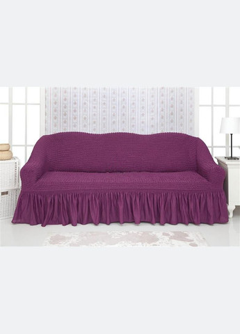 Комплект чехлов на диван с воланами 04-225 Светло-Фиолетовый Venera (268547637)