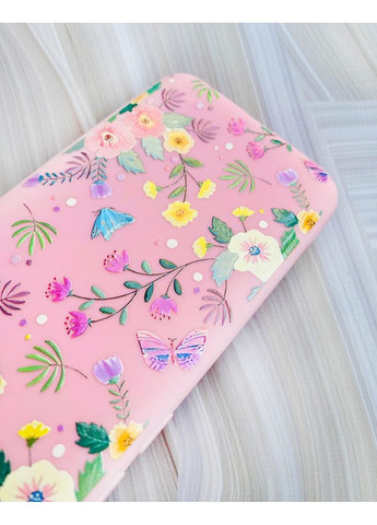 Матовый чехол на Xiaomi Redmi 14C/Poco C75 Цветочный фон (принт 369) Creative (355395289)