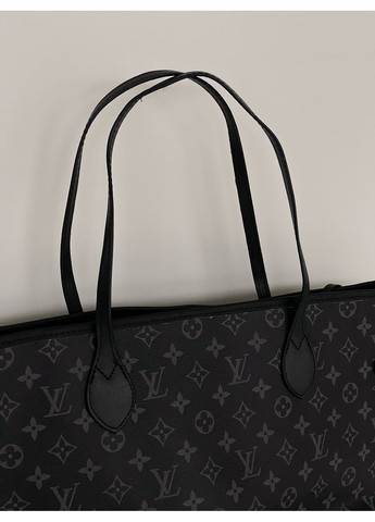 Сумка жіночаNeverfull чорний класичний шопер No Brand (369935143)