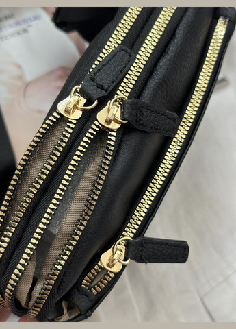 Прямокутна сумка нагрудна (бананка) Чорна No Brand (294985918)