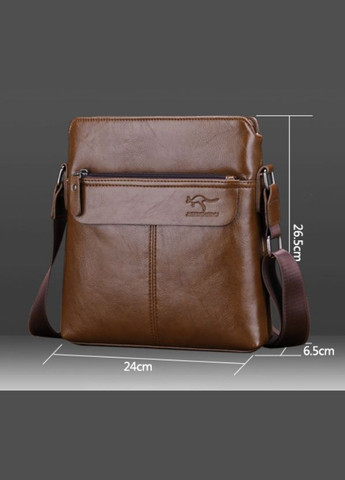 Якісна чоловіча сумка планшетка Кенгуру, сумка-планшет на плече для чоловіків Світло-коричневий No Brand (334730948)