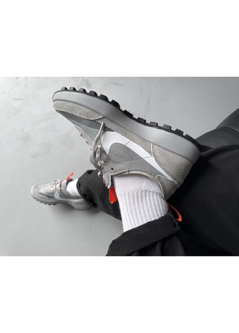 Білі Осінні кросівки чоловічі nike craft x tom shachs gray / white найк No Brand