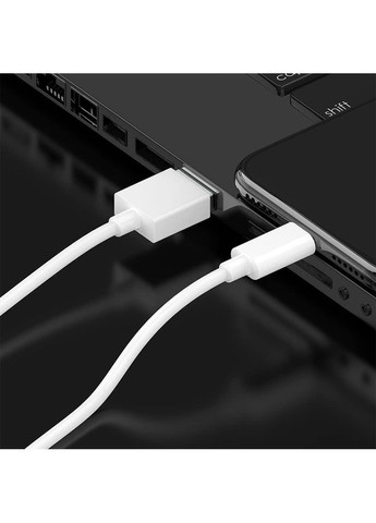 Адаптер USB та кабель для iPhone 1м Wuya 2шт No Brand (363320288)