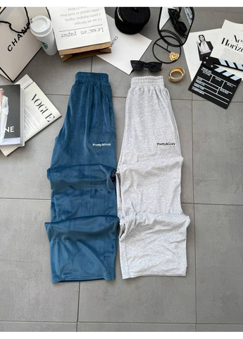 Брюки спортивные велюр спорт вышивка Україна (362641022)