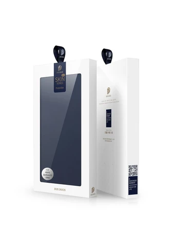 Чехол книжка Skin Pro с карманом для визиток для ASUS Zenfone 11 Ultra Blue Dux Ducis (389158979)