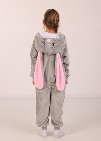 Кигуруми зайчик для детей на молнии с капюшоном и длинными ушами (1067) My Kigu (365437087)