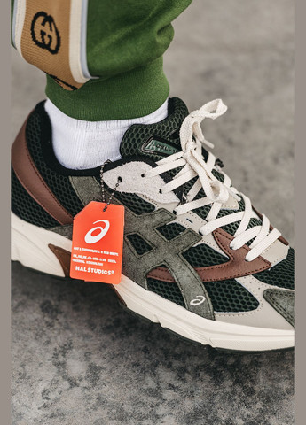 Хакі Осінні кросівки чоловічі asics gel-1130 x hal studios khaki | асікс гель-1130 хакі No Brand