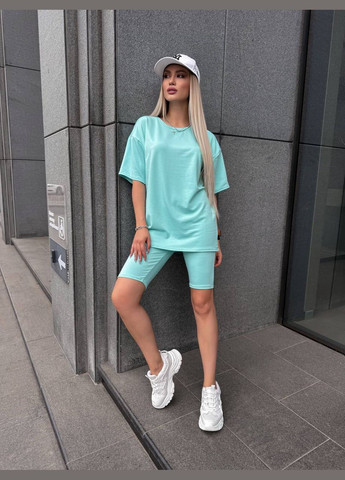 Мятный летний женский комплект FINO Mode