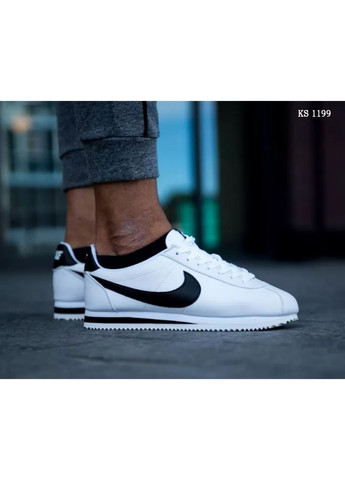 Білі Осінні кросівки чоловічі nike cortez white найк кортез No Brand