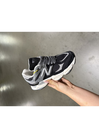 КРОССОВКИ ЖЕНСКИЕ NEW BALANCE 9060 BLACK DREY WH НЬЮ БЕЛАНС 9060 No Brand чёрные демисезоны (368855157)