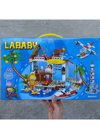 Дитячий конструктор Лабубу Labubu Villa 36003 фігурки 505 деталей Diy (365848200)