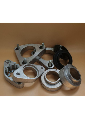 Проставки для Ceed 2006-2012 для збільшення кліренсу комплект зад і перед висота 20-30 мм матеріал алюміній No Brand (371993433)