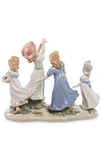 Статуетка порцелянова Подружки на прогулянці 20 см 1104598 Pavone (346152826)