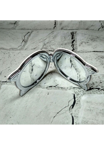 Дзеркало кишенькове косметичне Котик 7,5х6,5 см No Brand (370866765)