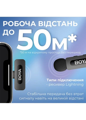 Микрофон BY-V2 Lightning Black Boya (374314738)