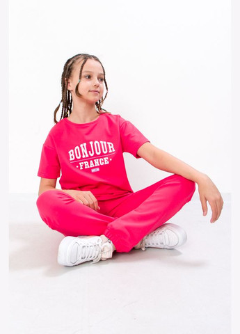 Рожевий літній костюм для дівчинки (p-10273) Носи своє