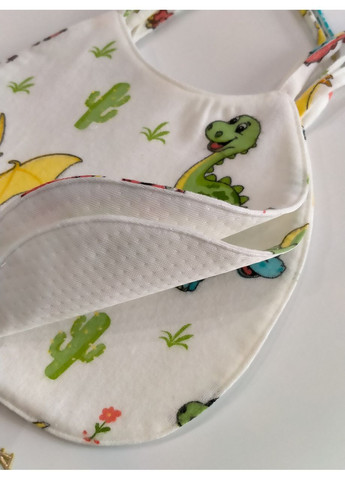 Слюнявчик водонепроницаемый, фланель на трикотажной мембране, размер 20*22 No Brand (370661623)