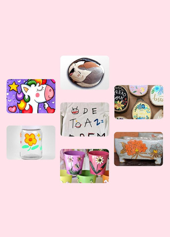 Набор акриловых маркеров, 36 цветов, художественные маркеры для творчества и детских раскрасок No Brand (369802957)