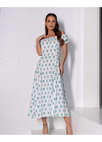 Білий повсякденний сукні 14644 білий ISSA PLUS