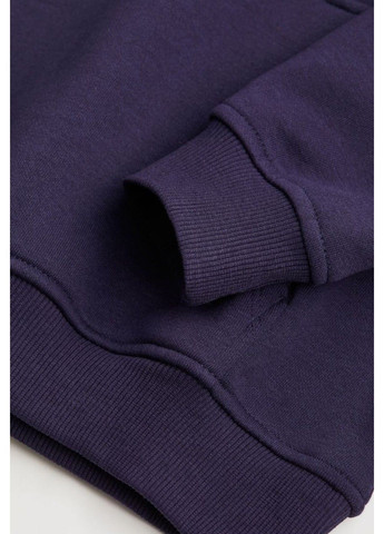 Синий демисезонный женские худи с принтом (56626) m синее H&M