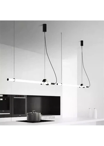 Трубчатый LED светильник с черным корпусом 100 см LineF (400168144)
