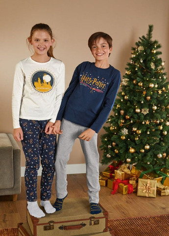 Комбінована всесезон піжама реглан + брюки Harry Potter