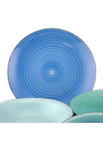 Набір посуду 18 предметів блакитний 1065 No Brand (272149555)