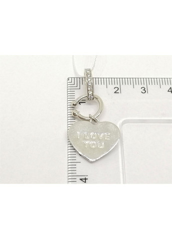 Серебряная подвеска с маленьким колечком. ПВ645С Імперія золота (363840662)