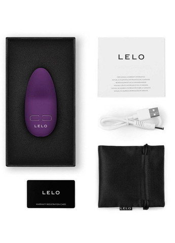 Мінівібратор для клітора Lily 3 Dark Plum, 10 режимів, дуже потужний Lelo (303905029)