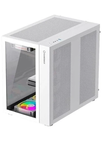 Корпус Infinity, без БЖ, Midi-Tower, ATX / Micro ATX / Mini ITX, 1хUSB 3.0, 2хUSB 2.0, 399x273x420 мм, 7.5кг INFINITY WHITE GameMax (395350031)