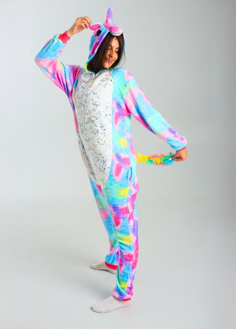 Кігурумі піжама Єдиноріг Іскорка жіноча різнобарвна плюшева Lalapka (369369944)