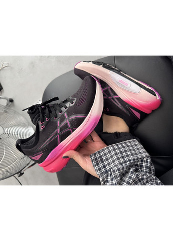 Рожеві Осінні кросівки чоловічі asics gel-kayano 31 black / pink асікс гель каяно No Brand