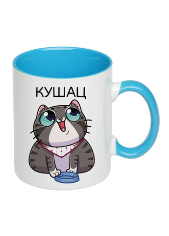 Чашка с печатью "Голодный котик" 330 мл ( ) (24057) No Brand (324805341)