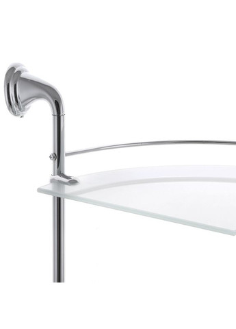 Полиця у ванну кутова скляна LR1507-2 (LL1408) Zerix (321213558)